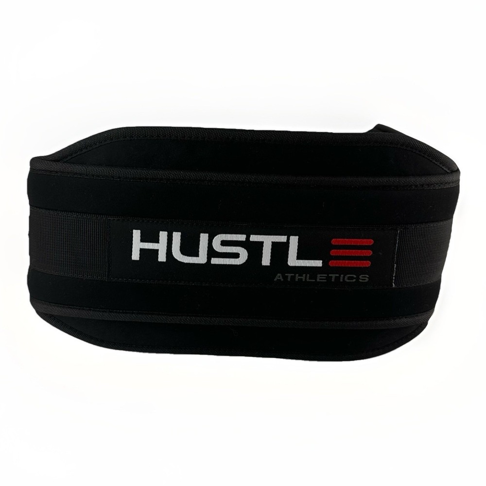 HUSTLE Athletics Dip Belt With Steel Chain Weighted Pull Up Chin Up Belt